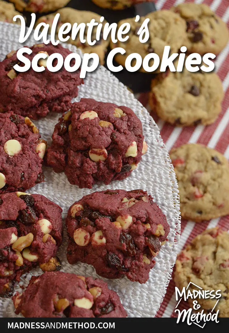 red velvet scoop cookies