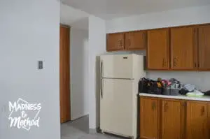 kitchen at move-in