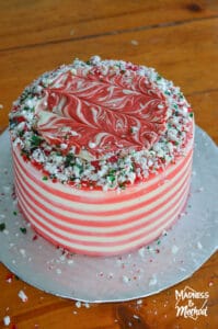 candy cane cake