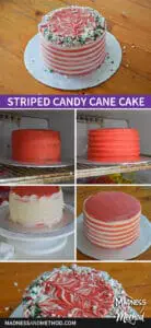 how to make striped cake