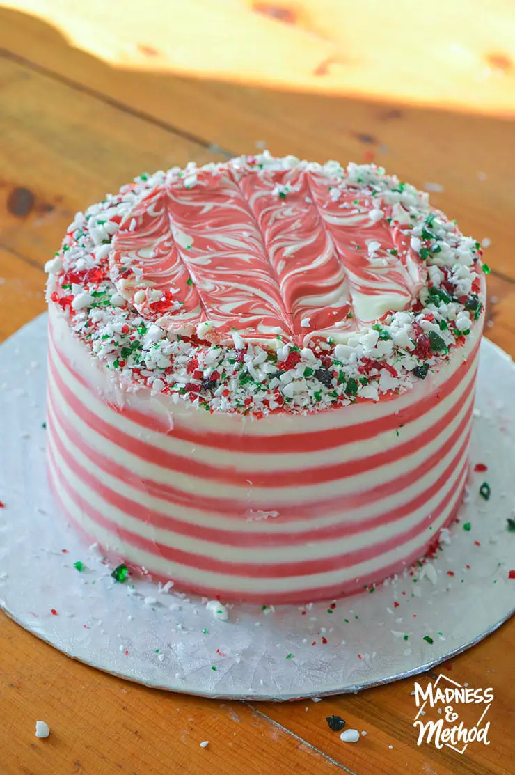 candy cane cake