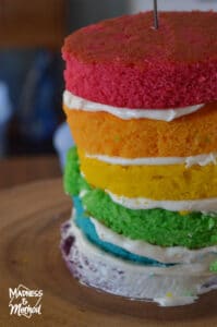 flavourful rainbow cake