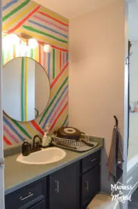 rainbow bathroom
