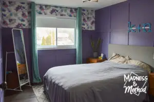 purple main bedroom