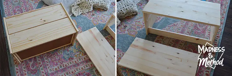 ikea rast cut in two