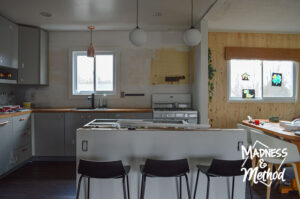 kitchen renovation progress