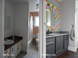 raised ranch main bathroom makeover