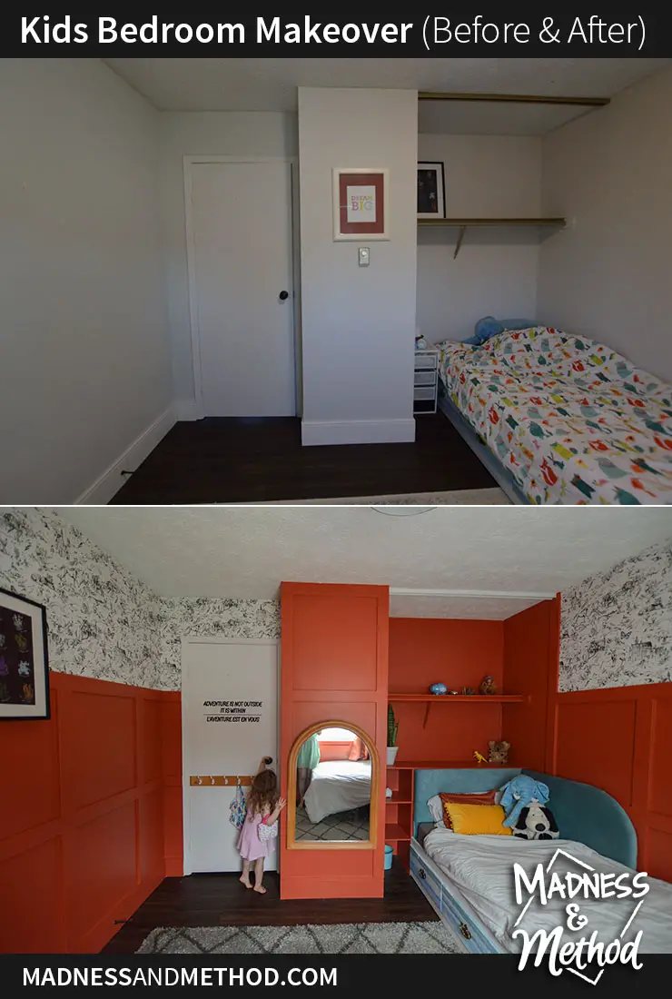 kids bedroom before and after
