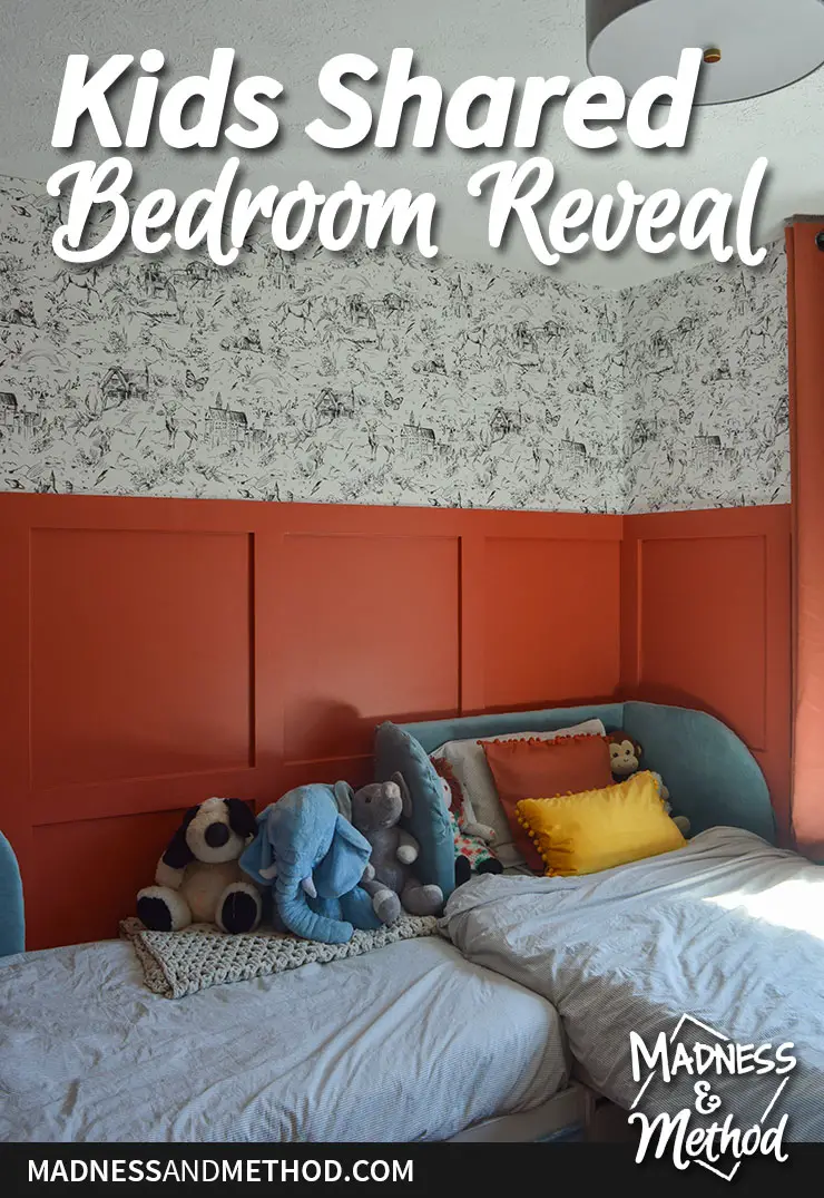 shared kids bedroom reveal