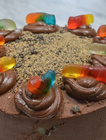 worms and dirt cake