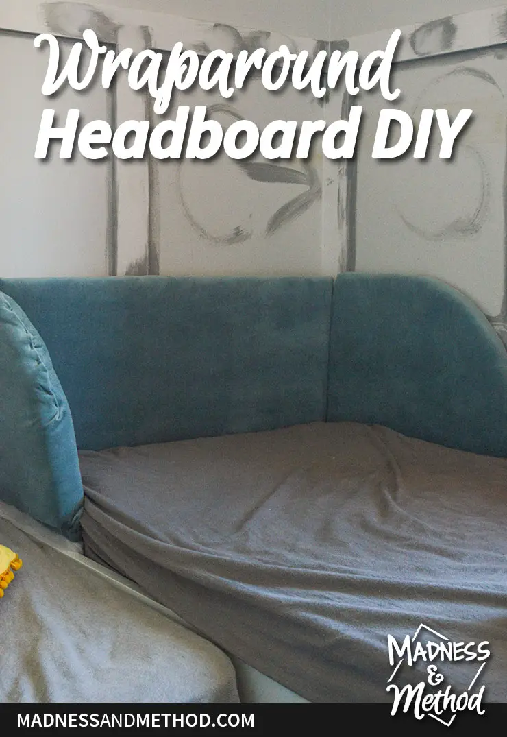 wraparound headboard diy graphic