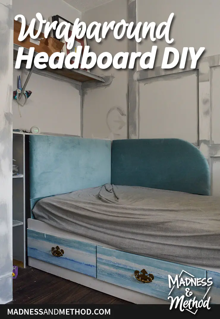 kids wraparound headboard diy