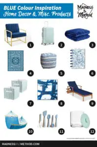 colour inspiration blue products