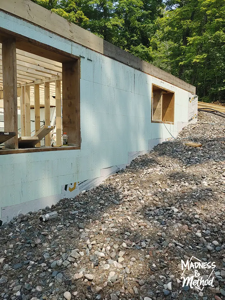 icf cottage walls