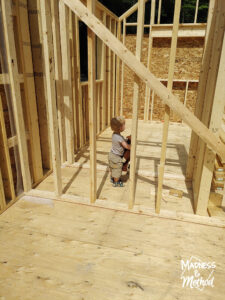 cottage framing interior
