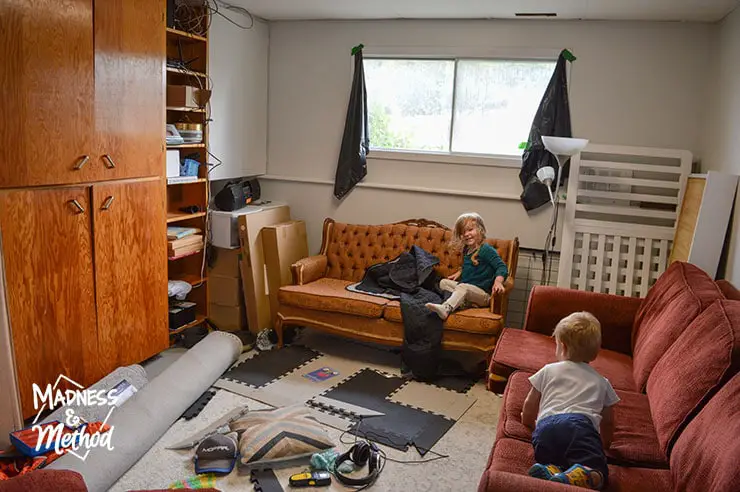 kids jumping on furniture