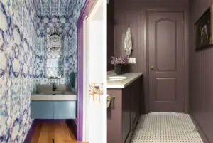 purple bathrooms