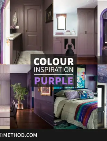 colour inspiration purple feature with purple rooms