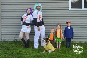 family pokemon character costumes