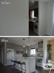 removing walls in kitchen