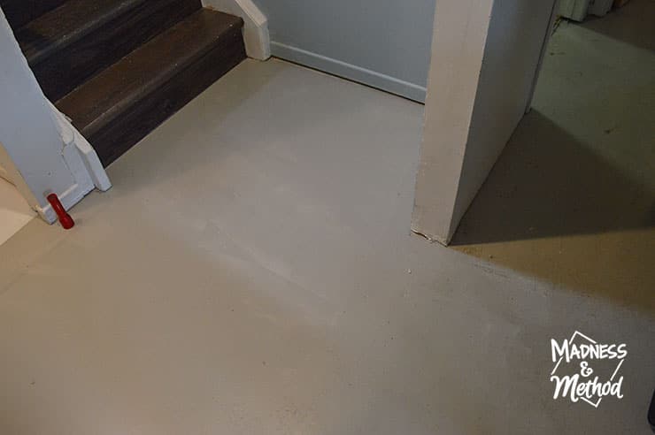 painted basement concrete