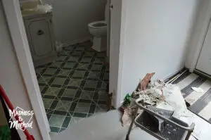 bathroom vinyl floor