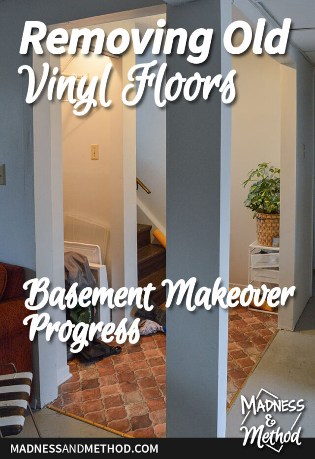 Removing Old Vinyl Flooring Madness & Method