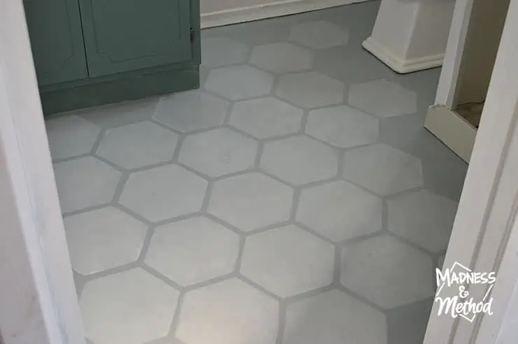 painted hex pattern