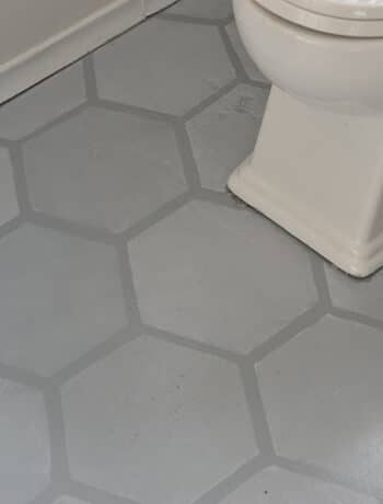 painted hex floors