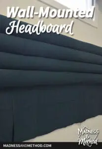 wall mounted headboard graphic