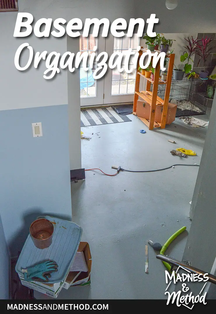 ongoing basement organization