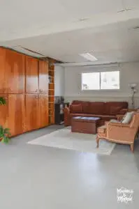 basement living room
