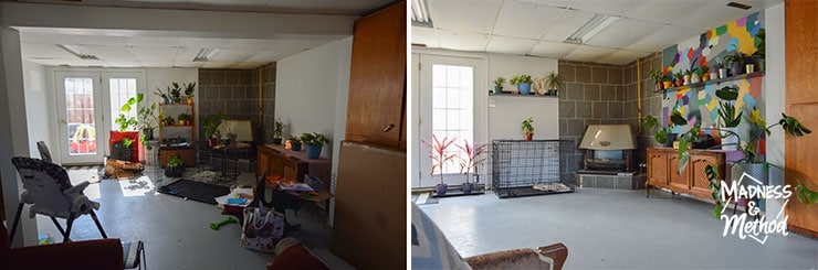 basement before after