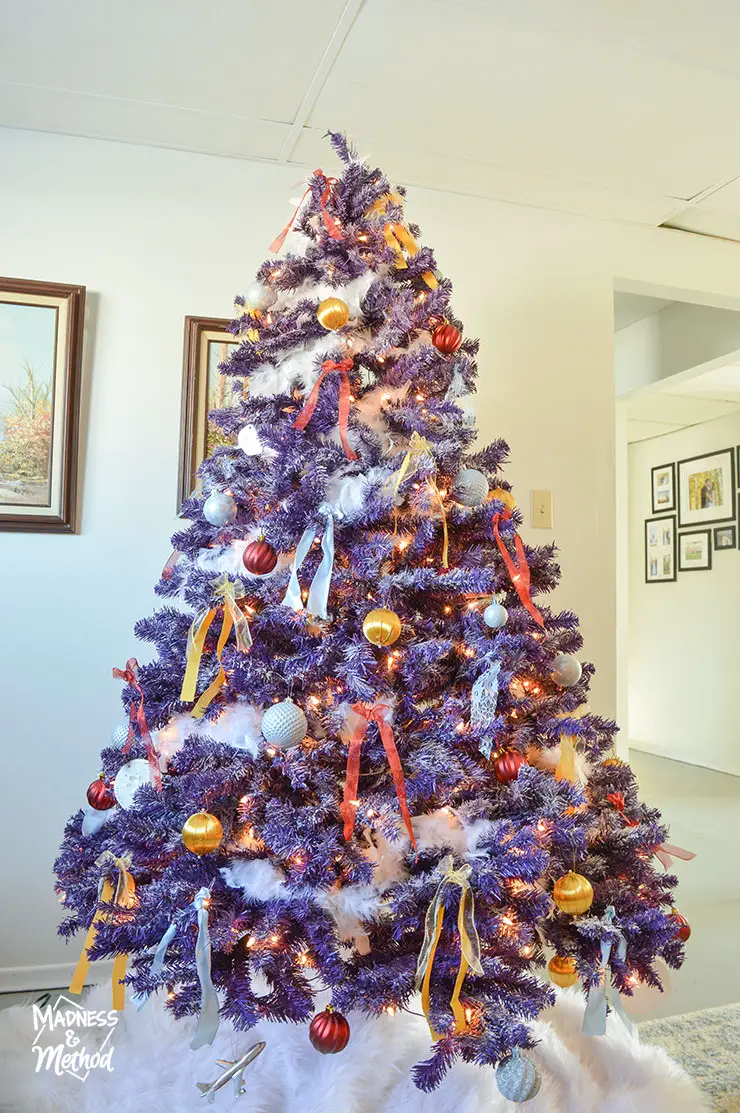 new-purple-christmas-tree-decor-13 | Madness & Method Christmas Trees Decorated Purple