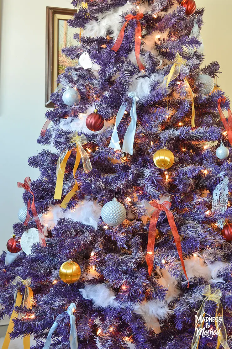 purple christmas ornaments images