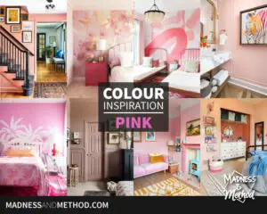 colour inspiration pink feature with pink rooms
