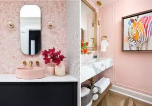 pink bathrooms