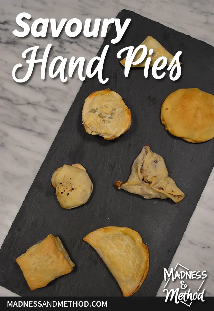 savoury hand pie graphic