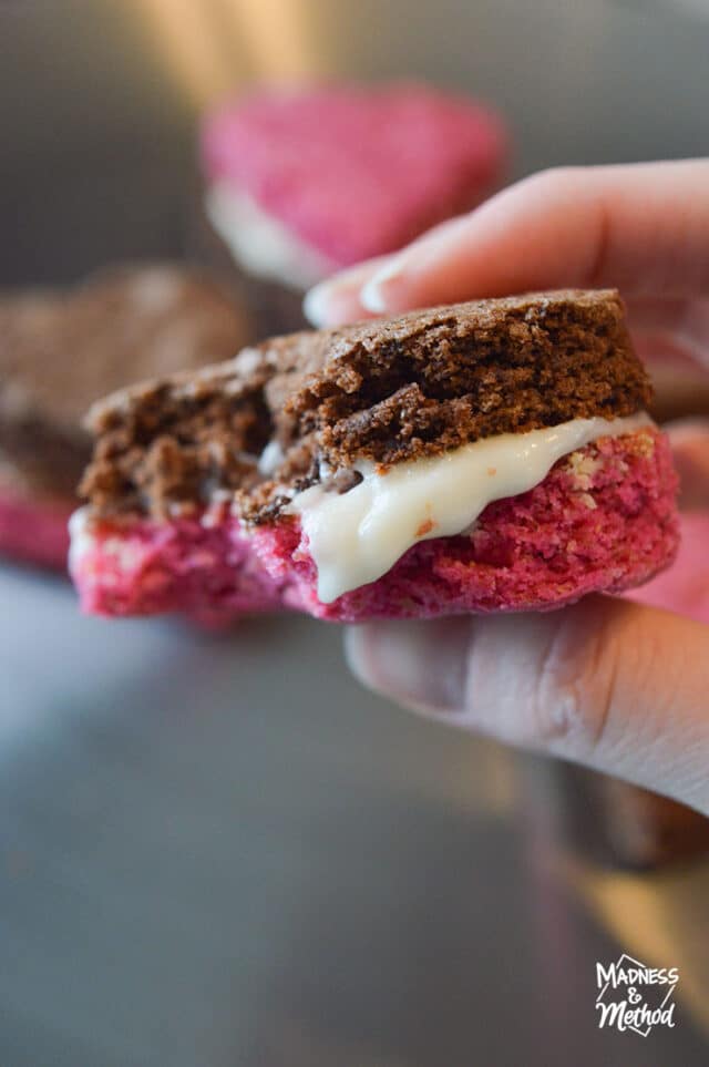 Stacked Brownie Sandwiches Madness & Method