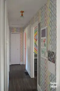 colourful hallway