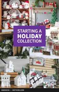 starting a holiday collection text overlay with multiple images
