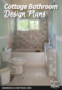 cottage bathroom design plans