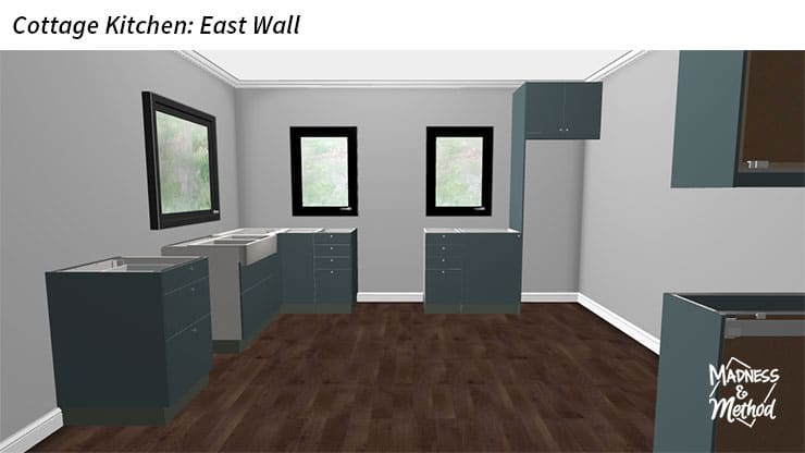 cottage kitchen ikea render