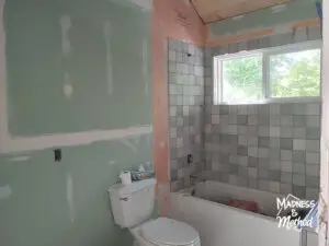 bathroom with tiling