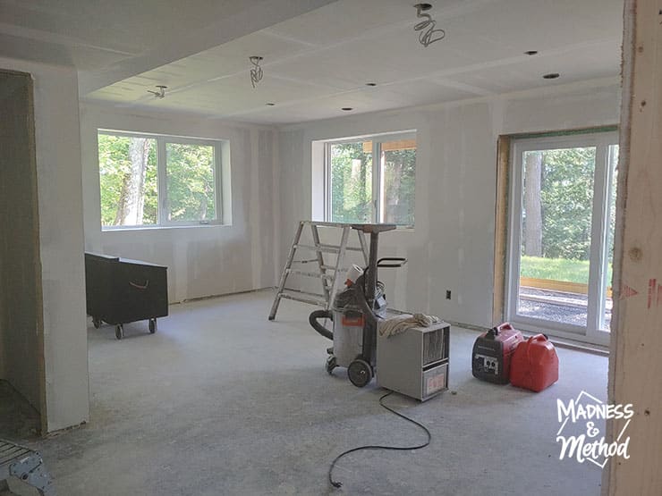 basement living room