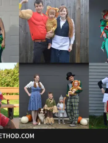 family halloween costumes over the years
