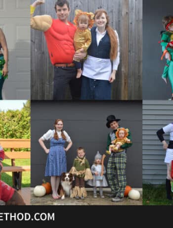 family halloween costumes over the years