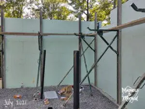 ICF wall construction