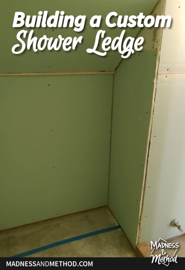 Building a Custom Shower Ledge Madness & Method