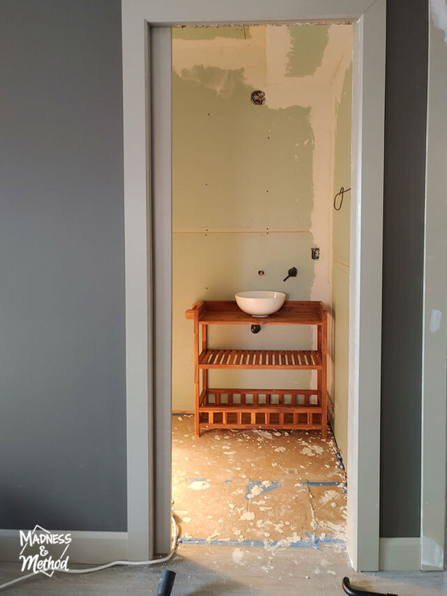 Kitchen Cart Vanity Hack Madness & Method